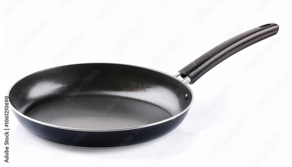 Crepe Pan on White Background Isolated. Full Shot of Kitchen Utensils. Crepe Pan on White Background Isolated. Full Shot of Kitchen Utensils.
