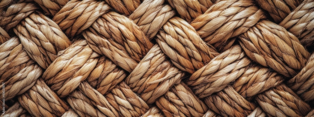 Close-up of a woven natural fiber texture, showcasing intricate patterns and craftsmanship. Close-up of a woven natural fiber texture, showcasing intricate patterns and craftsmanship.
