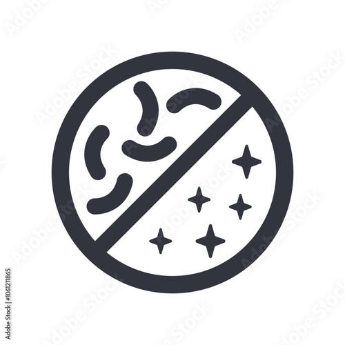 Antimicrobial Logo Template Icon