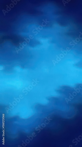 Abstract blue pixel background with smooth blurred transition, digital, smooth