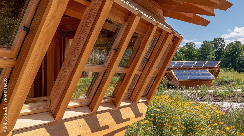 Sustainable Wooden Solar-Powered Eco-Friendly Architecture Sustainable Wooden Solar-Powered Eco-Friendly Architecture