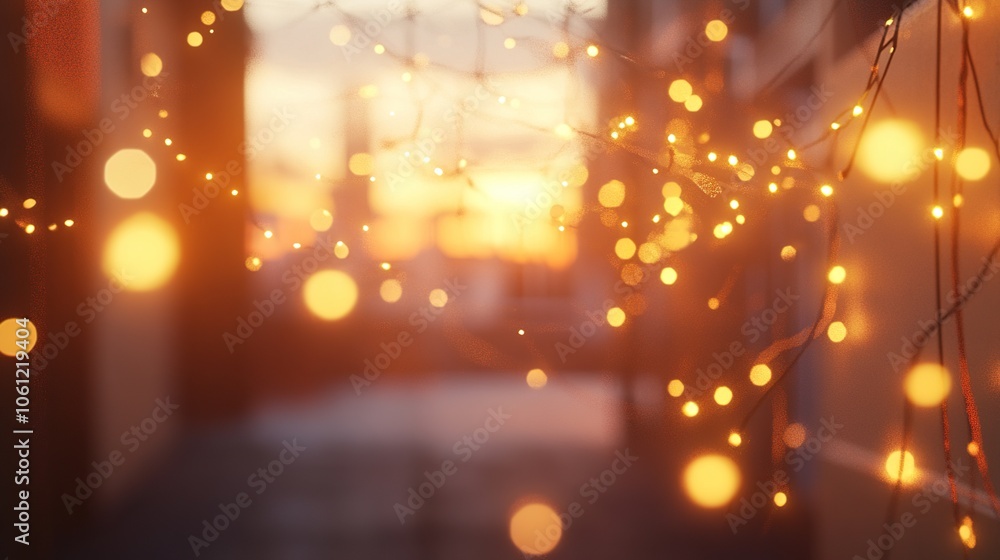 A soft blurred bokeh lights effect scattering across the banner for a dreamy and atmospheric background A soft blurred bokeh lights effect scattering across the banner for a dreamy and atmospheric background