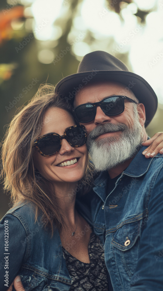 Photo of Happy Hipster Couple. Image is finalized with kodak vista colored Black Urban Lightroom Preset for Instagram. Photo of Happy Hipster Couple. Image is finalized with kodak vista colored Black Urban Lightroom Preset for Instagram.