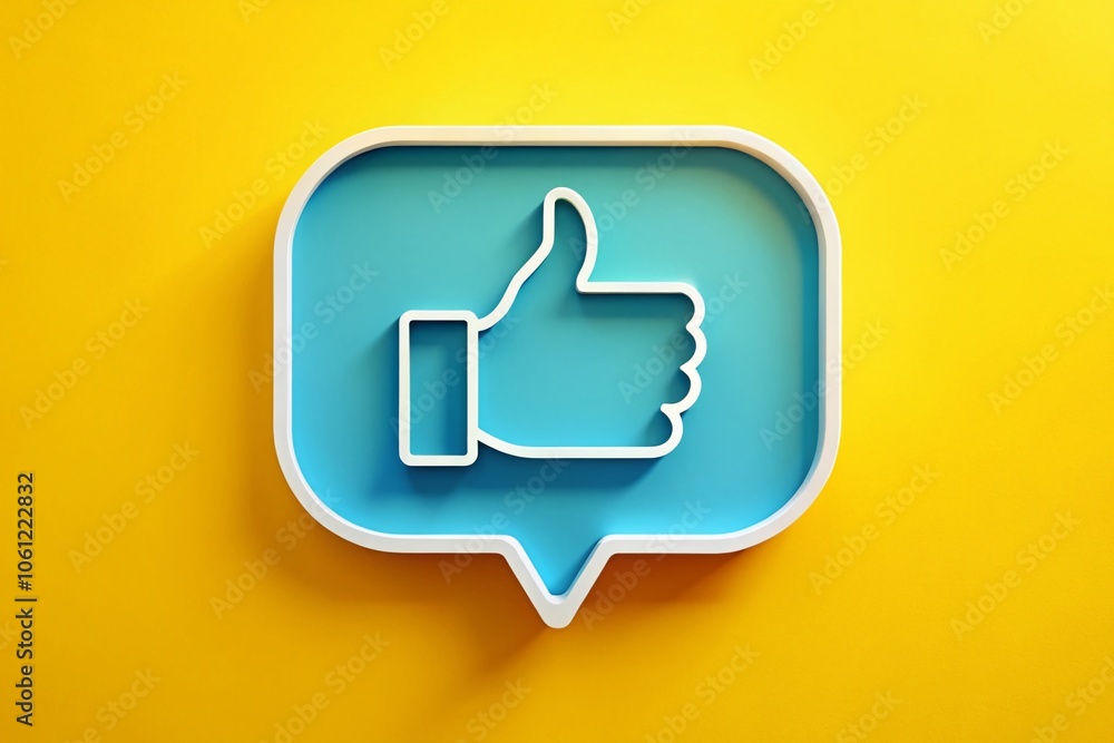 Minimalist Thumbs Up and Speech Bubble Icon Animation for Positive Feedback Concept, Like Button in Motion Graphics, Clean Design for User Engagement and Social Media Interaction Minimalist Thumbs Up and Speech Bubble Icon Animation for Positive Feedback Concept, Like Button in Motion Graphics, Clean Design for User Engagement and Social Media Interaction