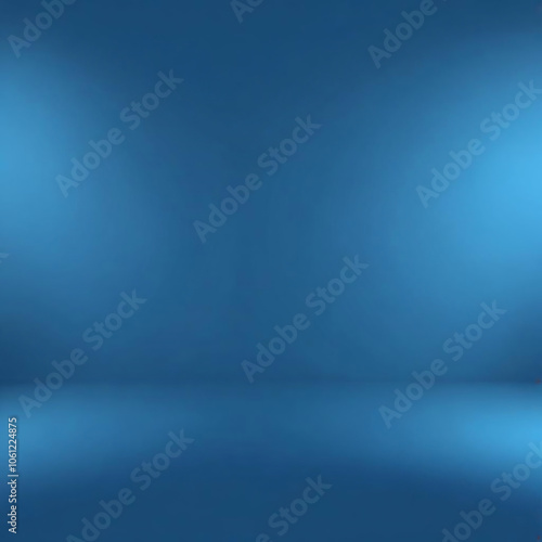 A plain blue background