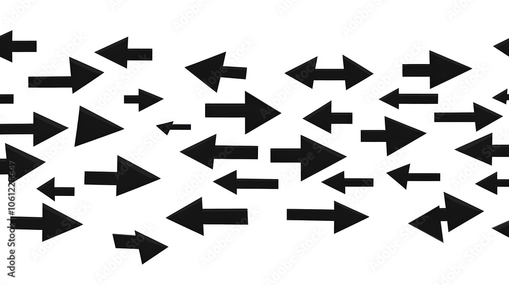 Multiple Black Horizontal Arrows in Motion on white and transparent background. PNG Multiple Black Horizontal Arrows in Motion on white and transparent background. PNG