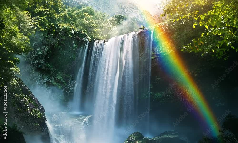 Waterfall Rainbow Waterfall Rainbow