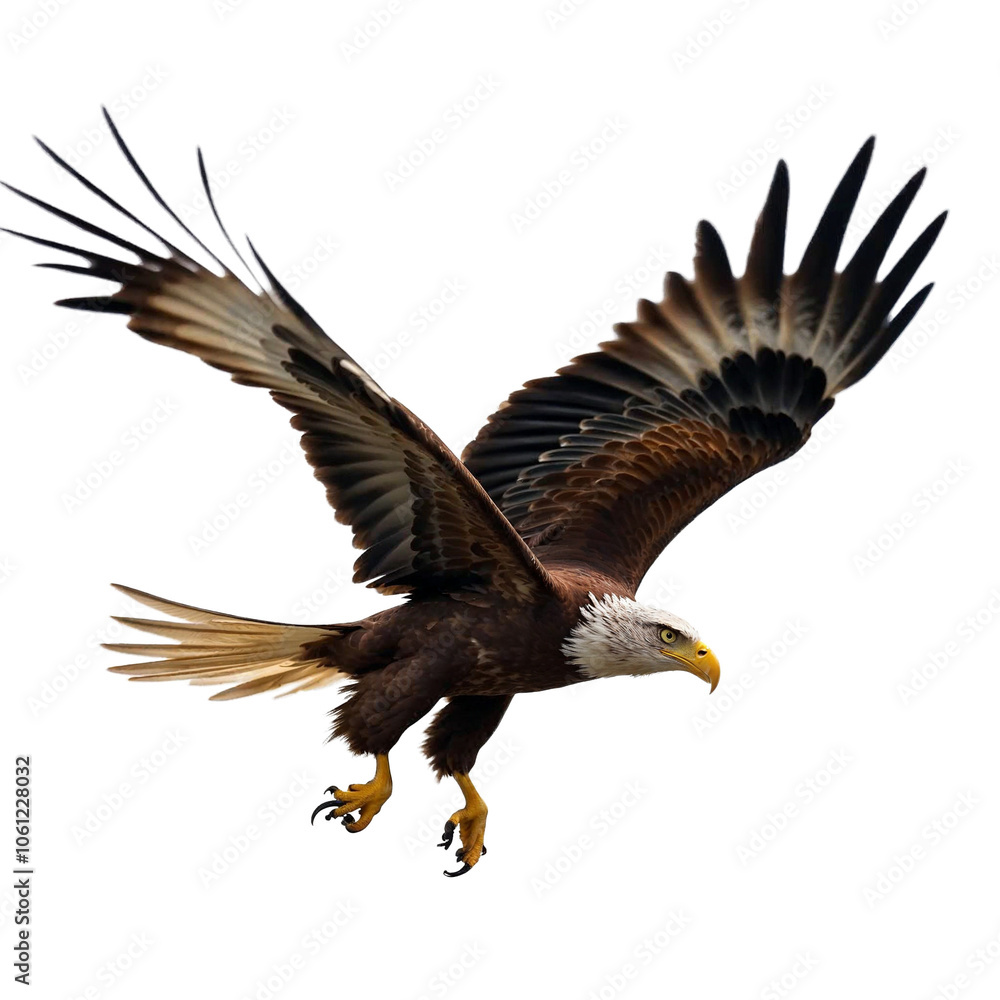 American bald eagle isolated American bald eagle isolated
