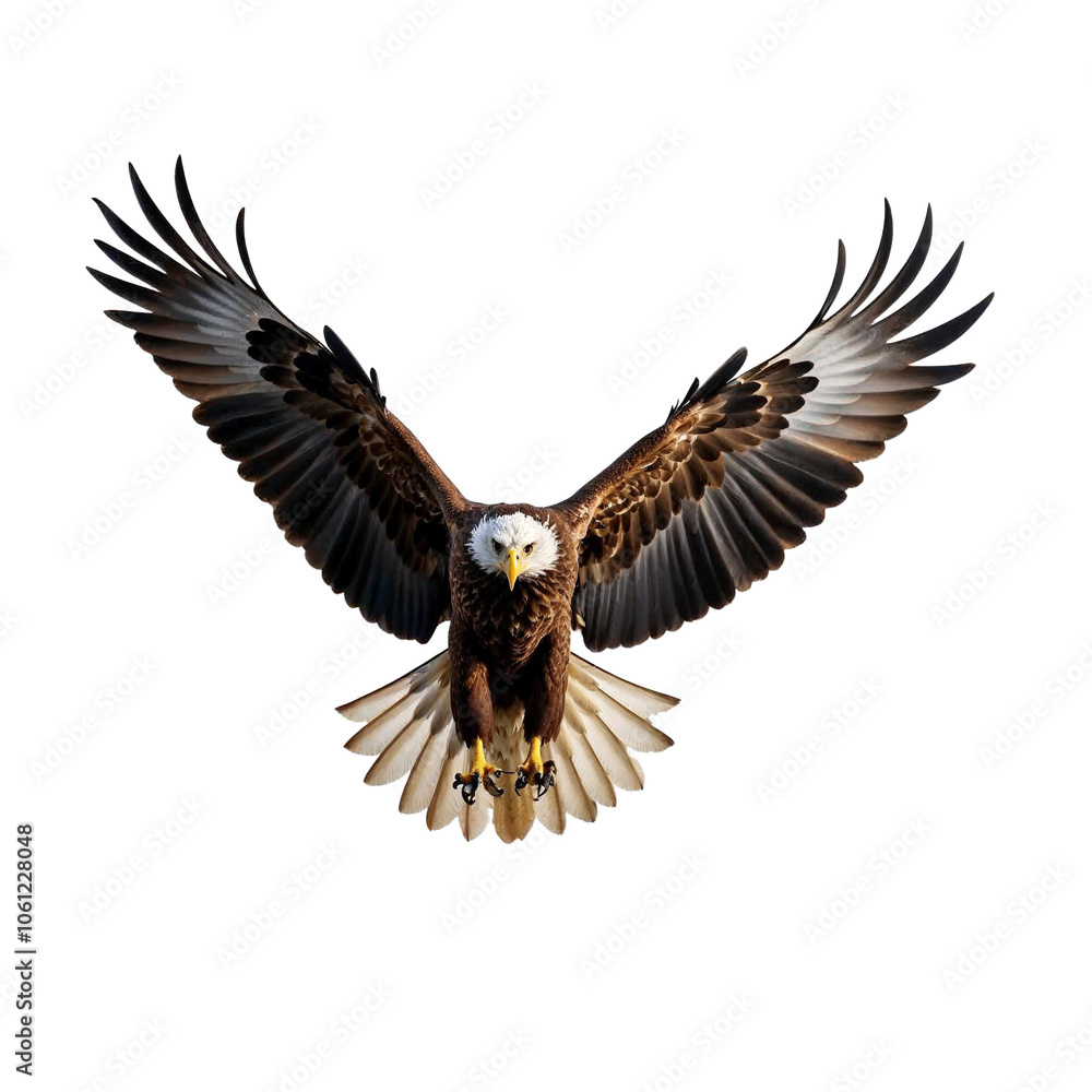 Obraz premium American bald eagle isolated