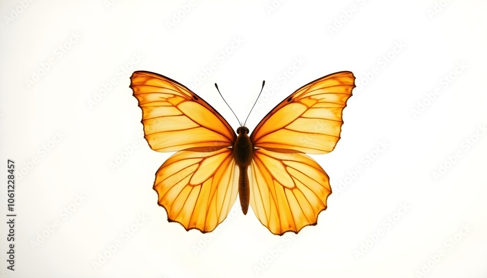 Fototapeta premium butterfly isolated on white background