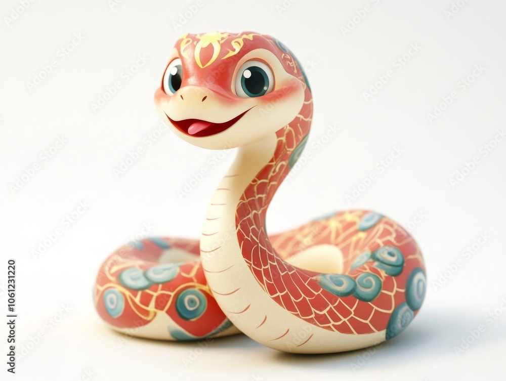 Fototapeta premium new year snake