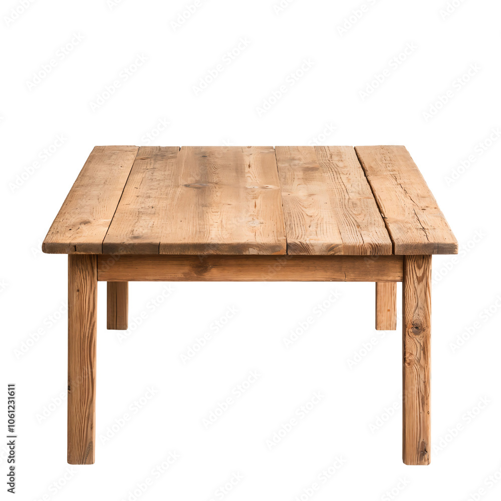 A Beautiful Rustic Wooden Table with a Natural Grain, Perfect for Dining or Crafting, Set Against a Solid Black Background Amidst an Inviting and Warm Atmosphere. A Beautiful Rustic Wooden Table with a Natural Grain, Perfect for Dining or Crafting, Set Against a Solid Black Background Amidst an Inviting and Warm Atmosphere.