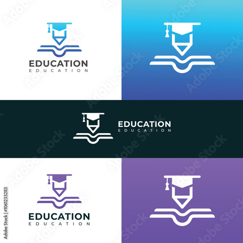 Creative Education vector logo design