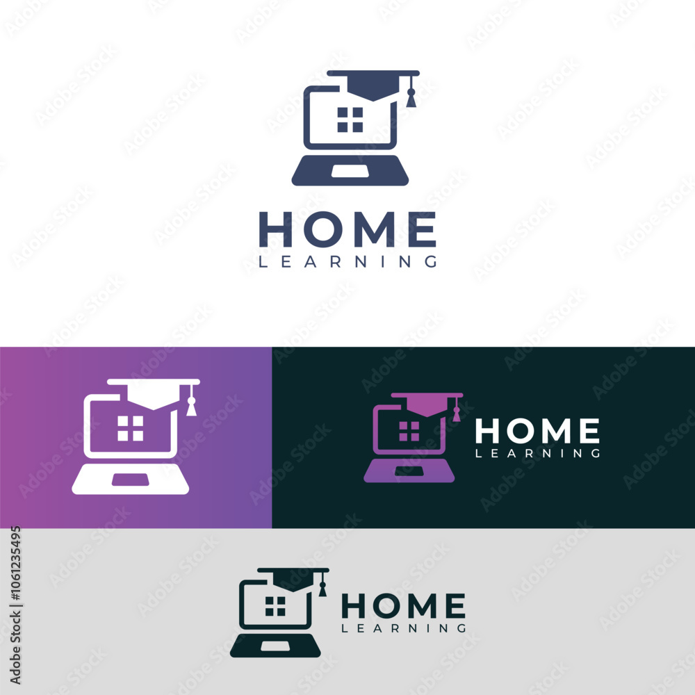 Creative Home learning logo design Creative Home learning logo design