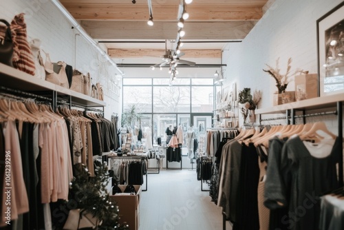 Wallpaper Mural Modern Chic Women's Fashion Store Interior Torontodigital.ca