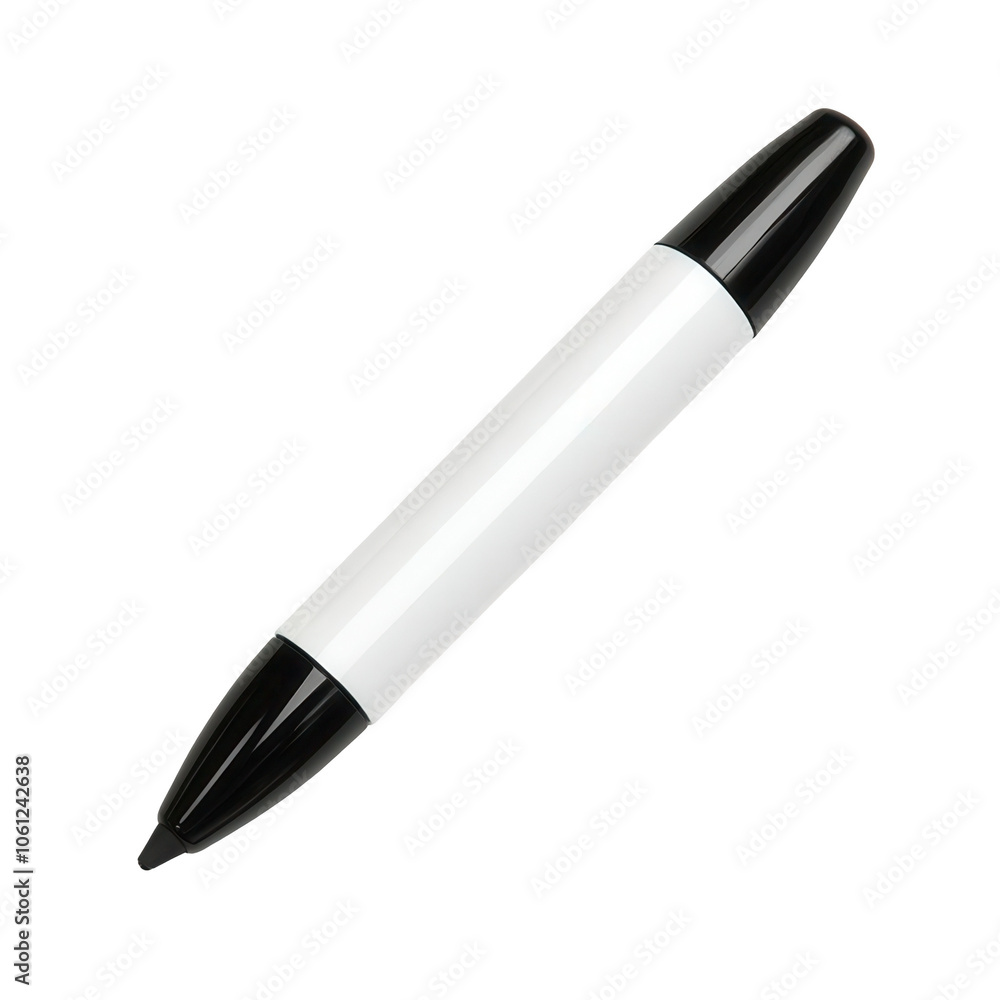 Digital whiteboard marker, single object isolated on solid white background, , transparent background Digital whiteboard marker, single object isolated on solid white background, , transparent background