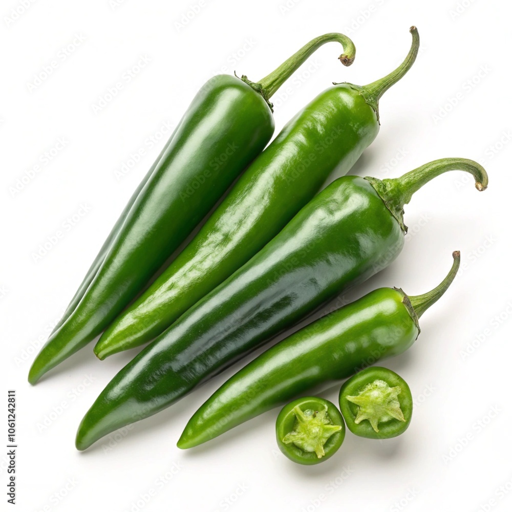 pepper isolated on white pepper isolated on white