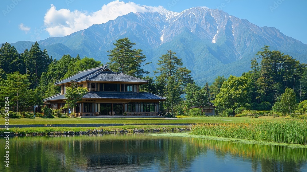 Fototapeta premium lake in the mountains