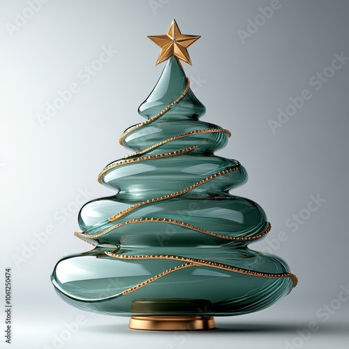 christmas tree on a white background