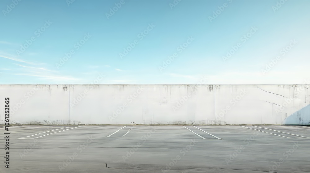 empty parking lot empty parking lot