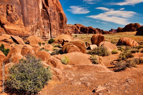 Fall in Monument Valley in Arizona. photo