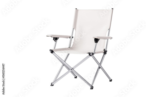 Modern White Folding Chair for Indoor or Outdoor Use
