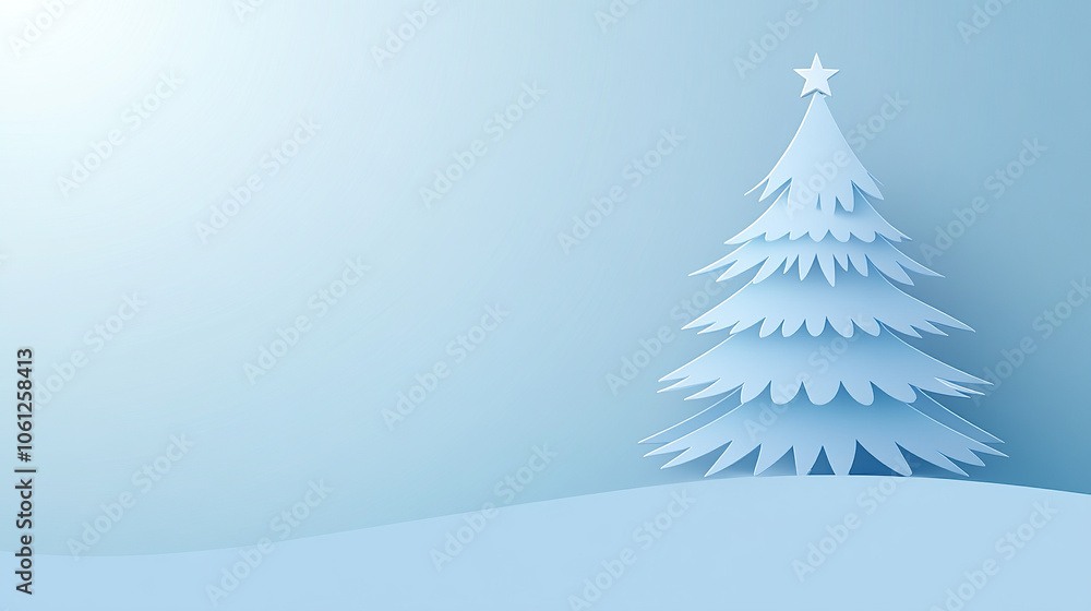 Simple minimalistic christmas cover with flat style elements. Simple minimalistic christmas cover with flat style elements.