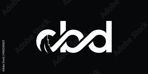 Typography Text CBD Logo Design Inspiration