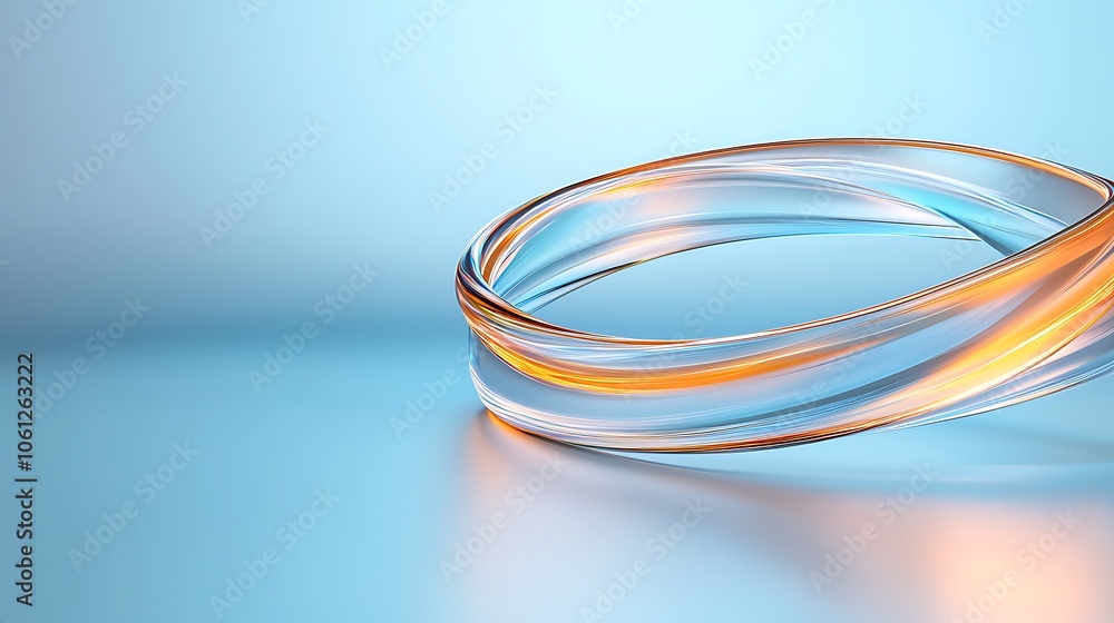 Artistic glass wave transforms space with fluid elegance and captivating light reflection Artistic glass wave transforms space with fluid elegance and captivating light reflection