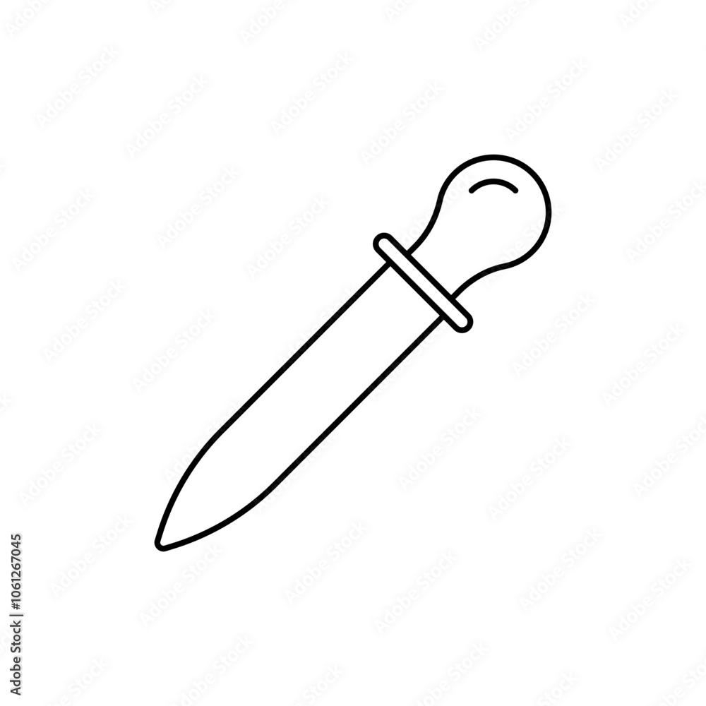 Outline Icon eyedropper tool Outline Icon eyedropper tool