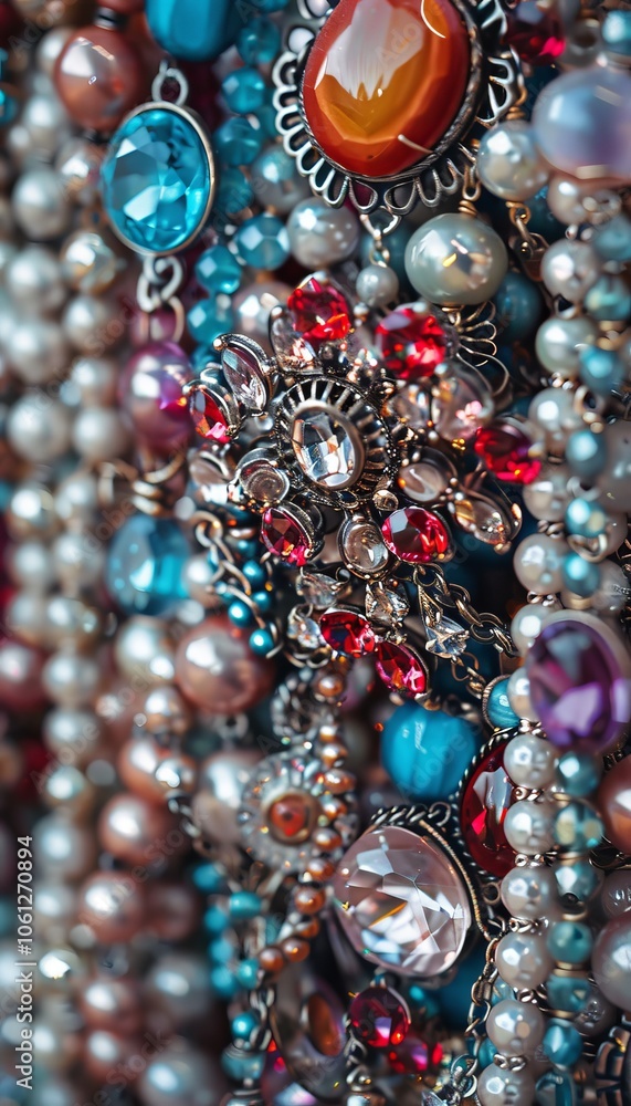Stunning close up of a trendy new accessory or elegant jewelry piece showcasing modern style Stunning close up of a trendy new accessory or elegant jewelry piece showcasing modern style
