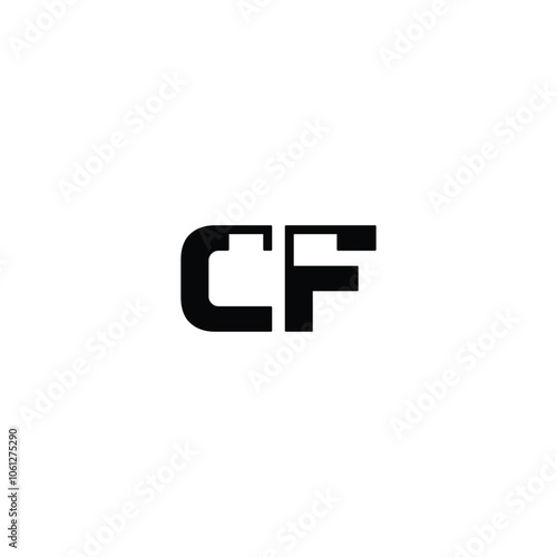 Free Download CF monogram logo design letter text name symbol monochrome logotype alphabet character simple logo - GFXLoad