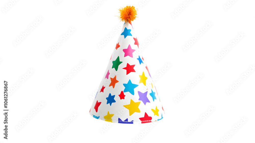 Birthday Cap isolated on white background Birthday Cap isolated on white background