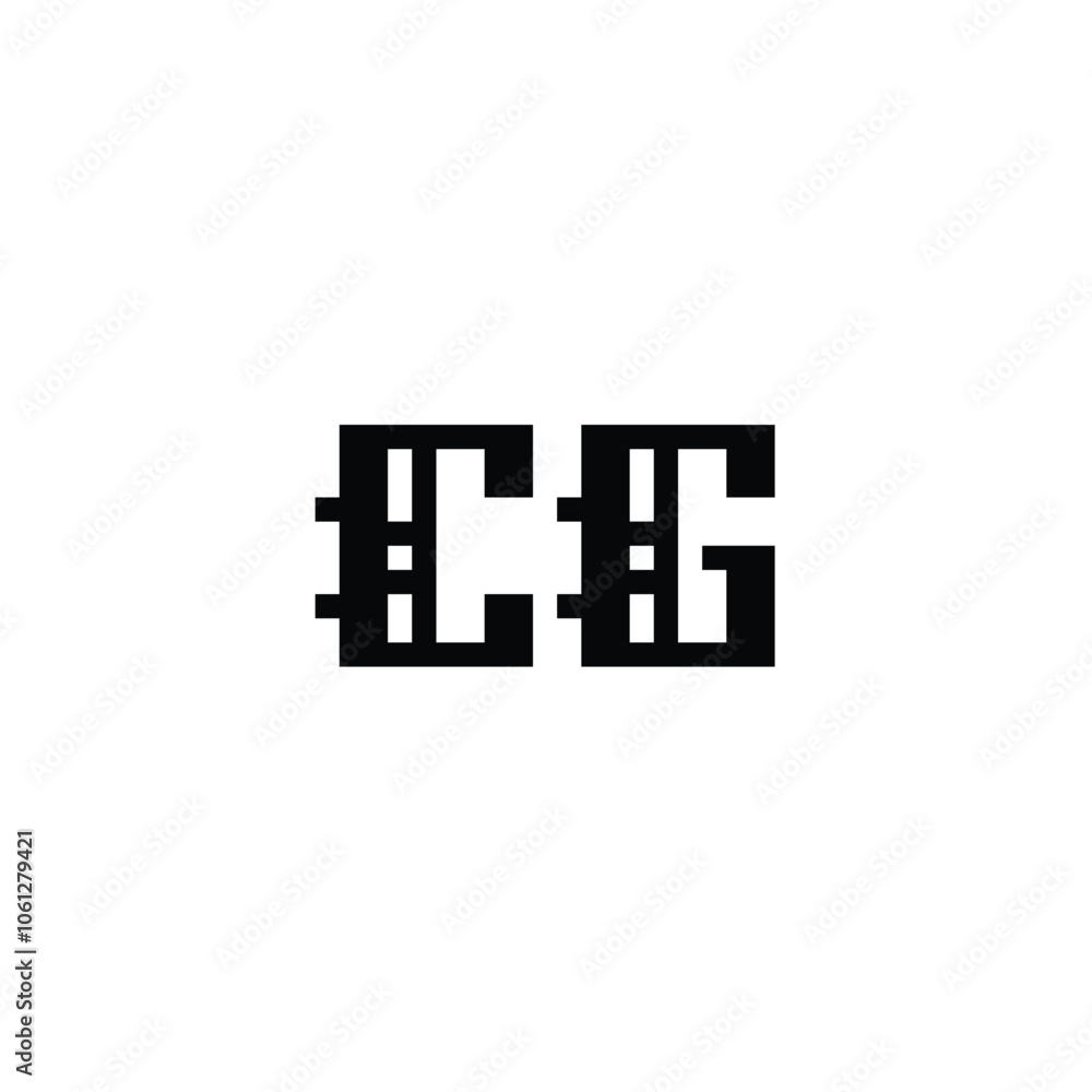 CG monogram logo design letter text name symbol monochrome logotype alphabet character simple logo CG monogram logo design letter text name symbol monochrome logotype alphabet character simple logo