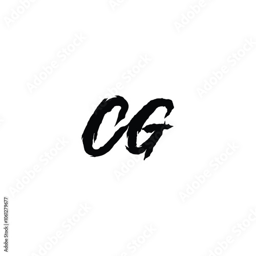 CG monogram logo design letter text name symbol monochrome logotype alphabet character simple logo