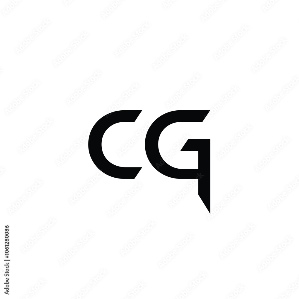 CG monogram logo design letter text name symbol monochrome logotype alphabet character simple logo CG monogram logo design letter text name symbol monochrome logotype alphabet character simple logo