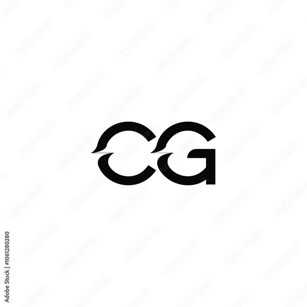 CG monogram logo design letter text name symbol monochrome logotype alphabet character simple logo CG monogram logo design letter text name symbol monochrome logotype alphabet character simple logo