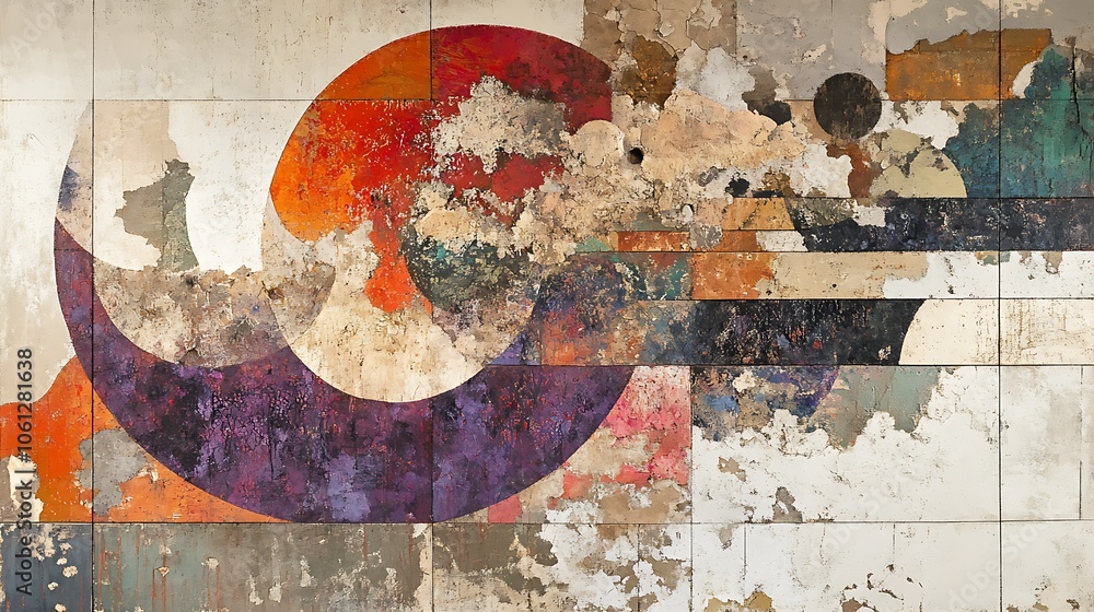 Fototapeta premium Explore the unique textures of abstract art