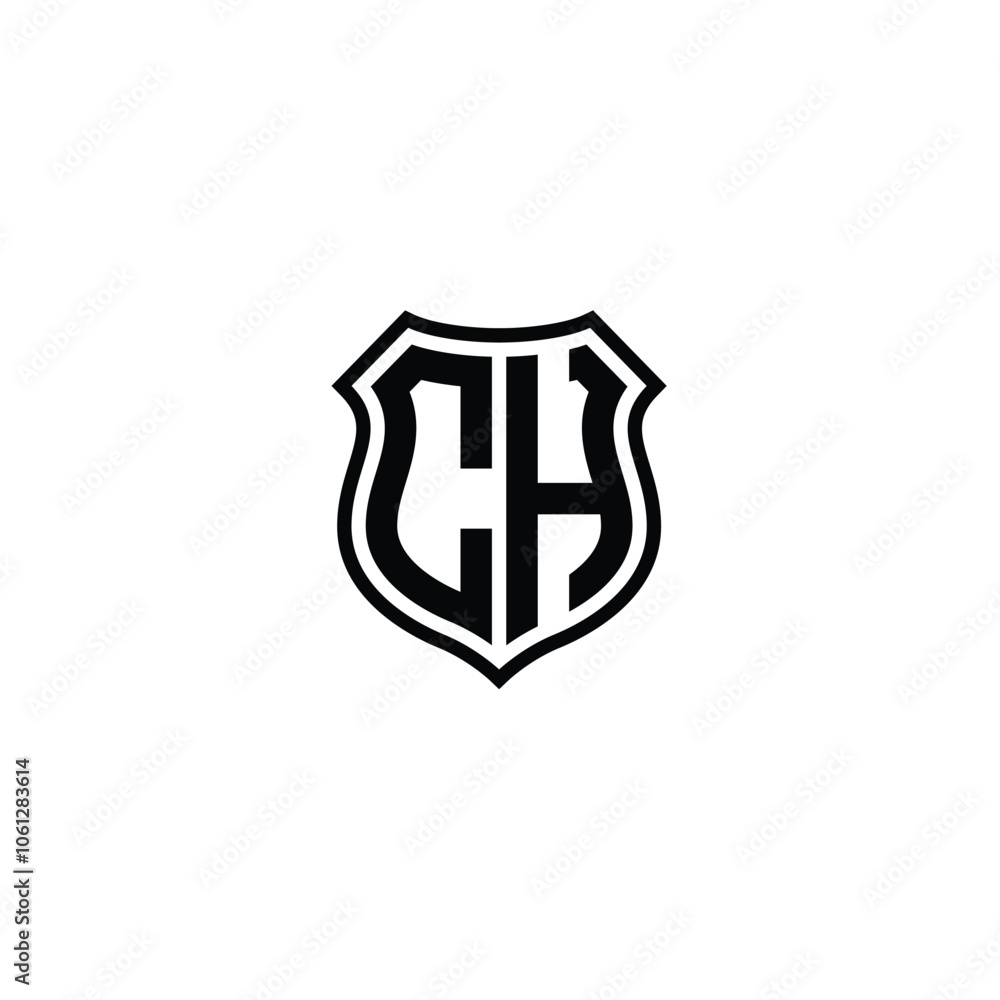 CH monogram logo design letter text name symbol monochrome logotype alphabet character simple logo CH monogram logo design letter text name symbol monochrome logotype alphabet character simple logo