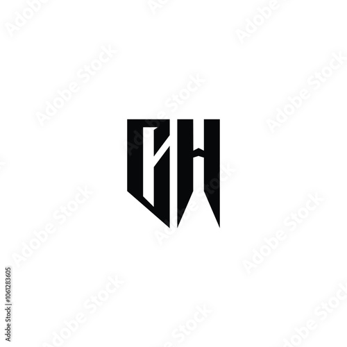 Free Download CH monogram logo design letter text name symbol monochrome logotype alphabet character simple logo - GFXLoad