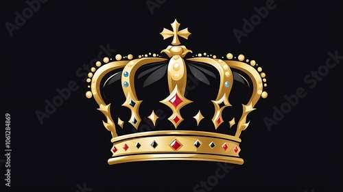 royal golden crown photo