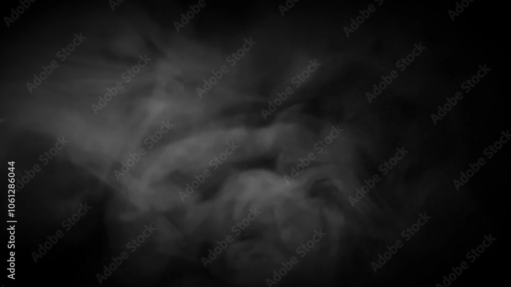 Smoke effect with black background Smoke effect with black background