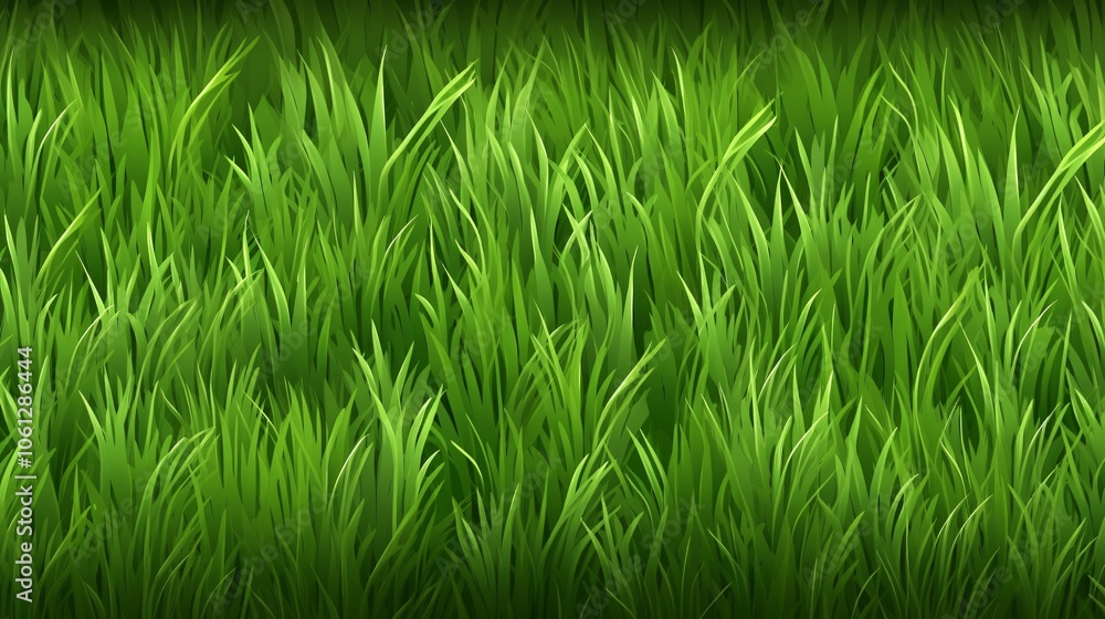 Lush Green Grass Seamless Pattern Texture Background Lush Green Grass Seamless Pattern Texture Background