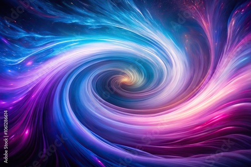 swirling wave of light