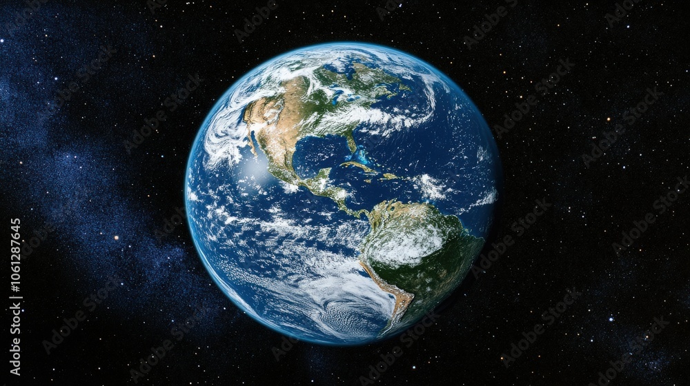 A cinematic shot of Earth from space, with delicate cloud formations floating over the continents and oceans, set against a dark, starry space background, A cinematic shot of Earth from space, with delicate cloud formations floating over the continents and oceans, set against a dark, starry space background,