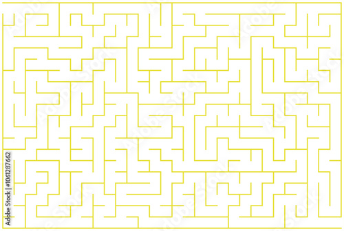 Seamless geometric maze pattern illustration, a vector labyrinth design for wallpaper and puzzle backgrounds