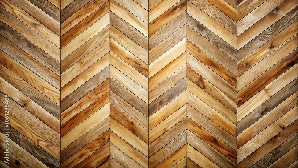 Wood texture background with a minimalist chevron pattern