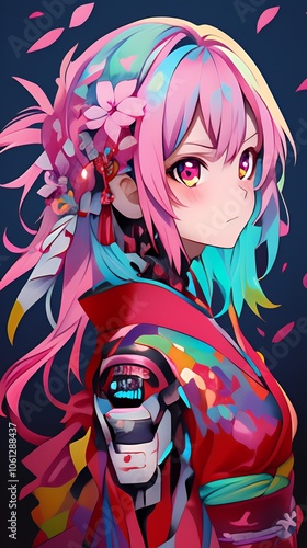 アニメスタイル 　japanese anime style