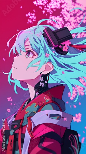 アニメスタイル 　japanese anime style