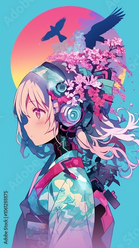 アニメスタイル 　japanese anime style